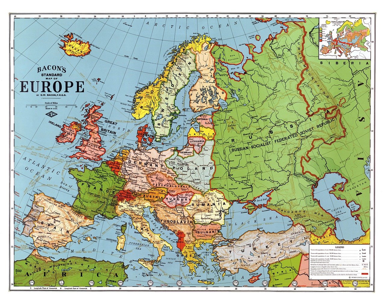 europa mapa
