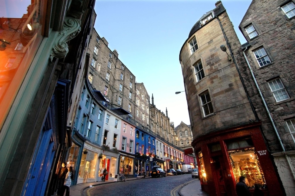 Antiguas tiendas de Edimburgo