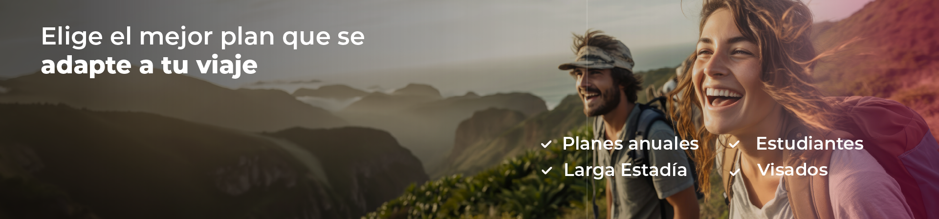 Elige el mejor plan para tu viaje