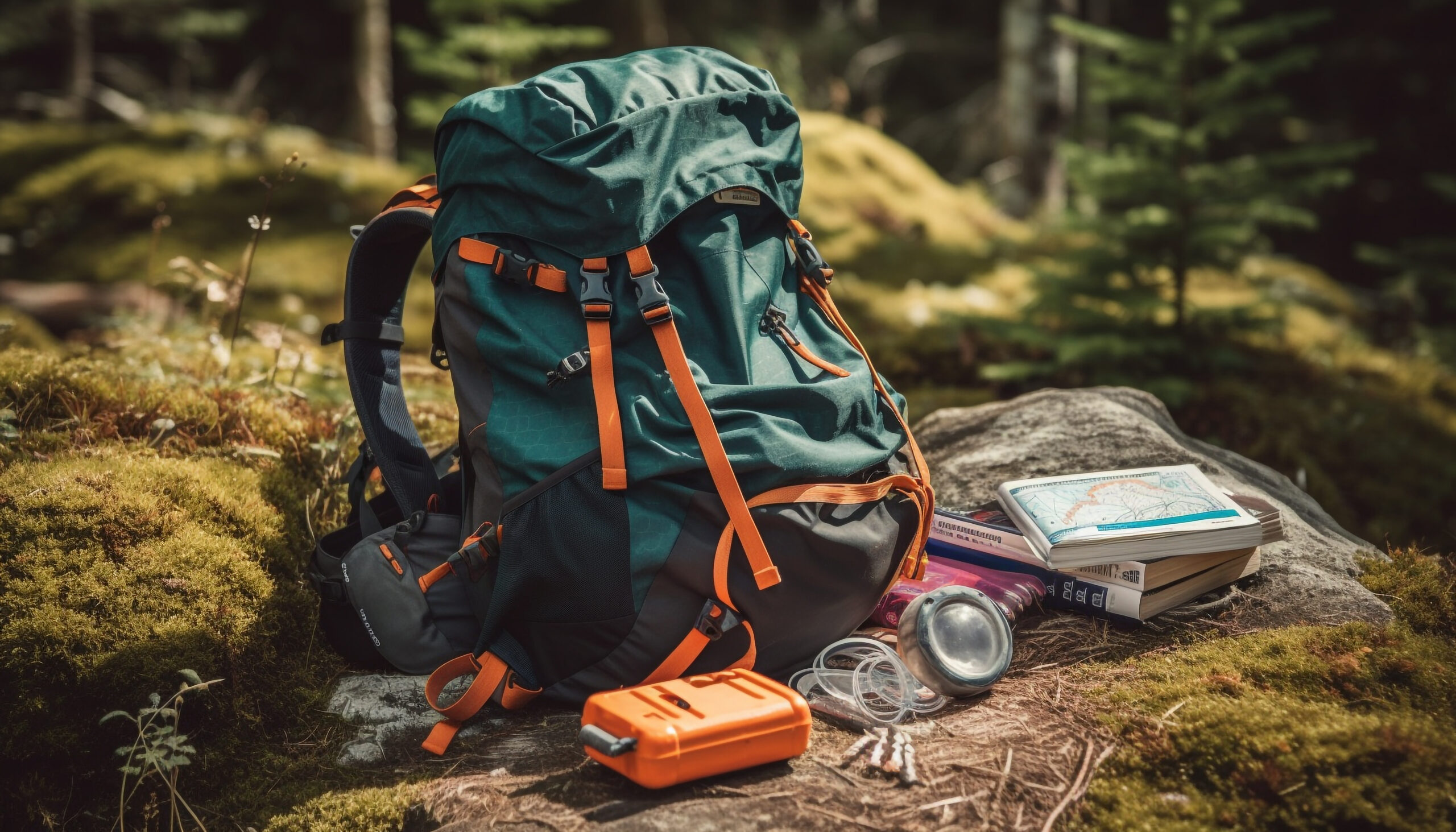 Mochila de viaje y tecnología segura
