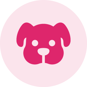 Ícono representativo de cobertura para perros